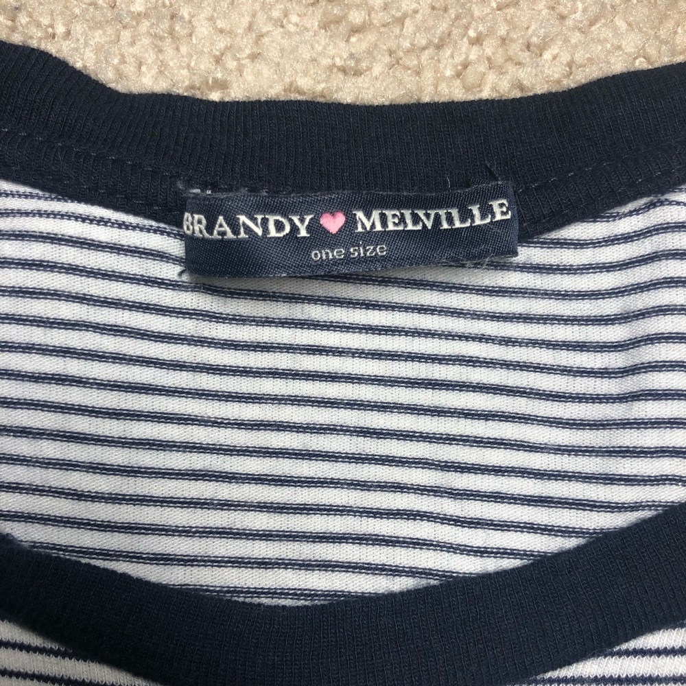 (NWOT) Brandy Melville - Striped T-Shirt Dress - Picture 4 of 4